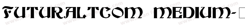 FUTURALTCOM MEDIUM字体转换